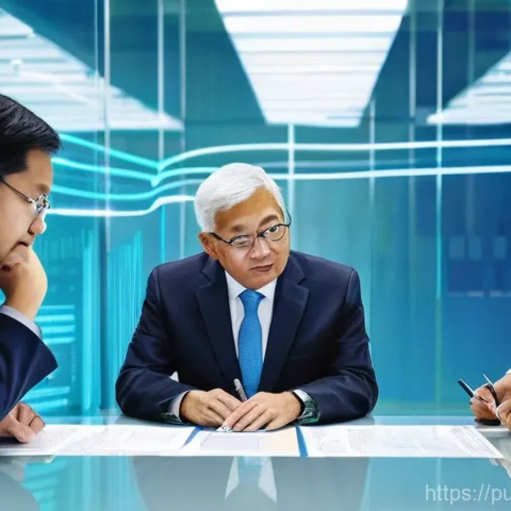 정부의 효율적 정책 실행 - **Prompt:** A split image contrasting two realities of government policy. On one side, a clean, futu...