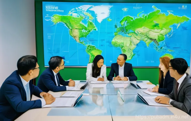 정부의 효율적 정책 실행 - **Prompt:** A visually engaging scene showcasing AI and data integration with citizen participation ... 정부의 효율적 정책 실행 - **Prompt:** A visually engaging scene showcasing AI and data integration with citizen participation ...