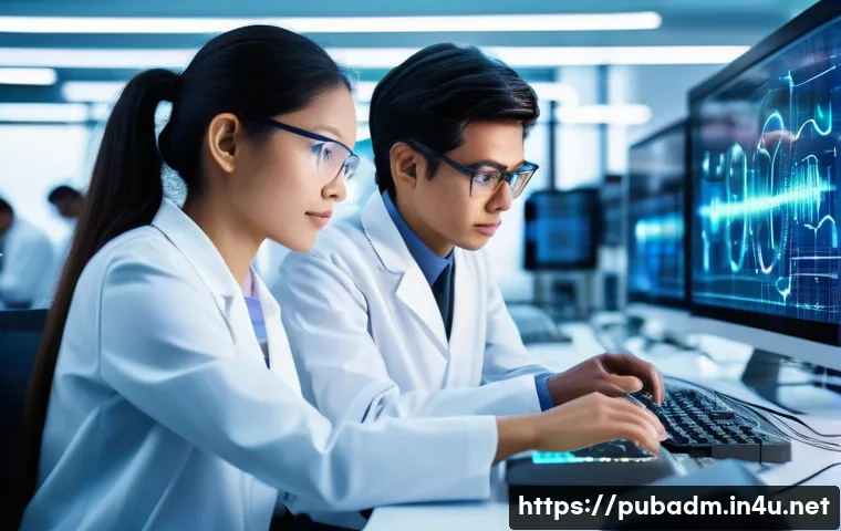 공공정책 문제 해결 - A diverse group of engineers and scientists, both male and female, of various ethnicities and ages, ...